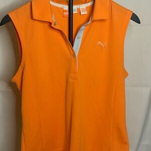 Puma Women's Vibrant Orange Tank Top